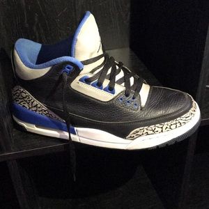 Jordan 3 sport blues.